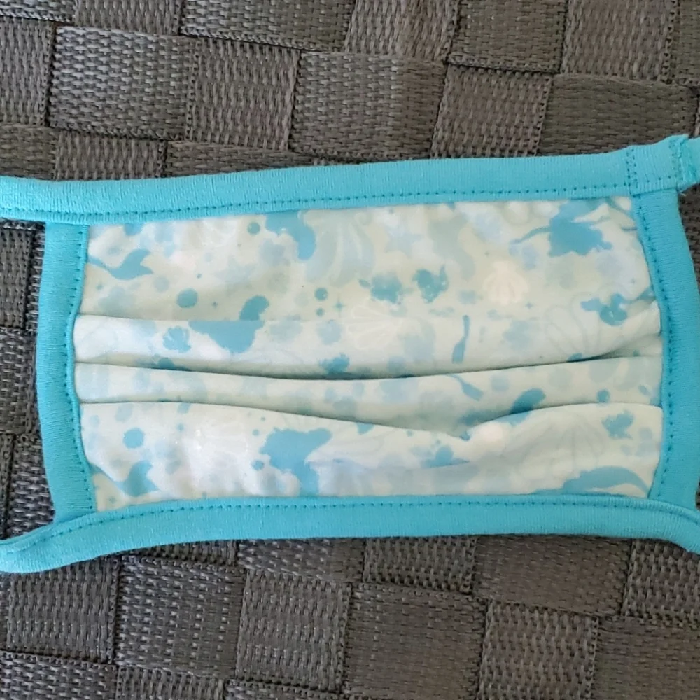 Disney Ariel Child Med 5-8 yrs old Cloth Face Mask